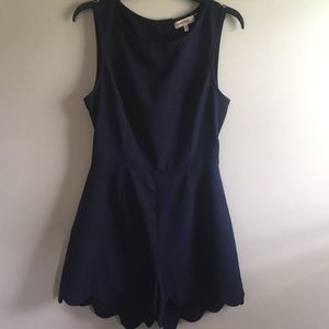Navy romper